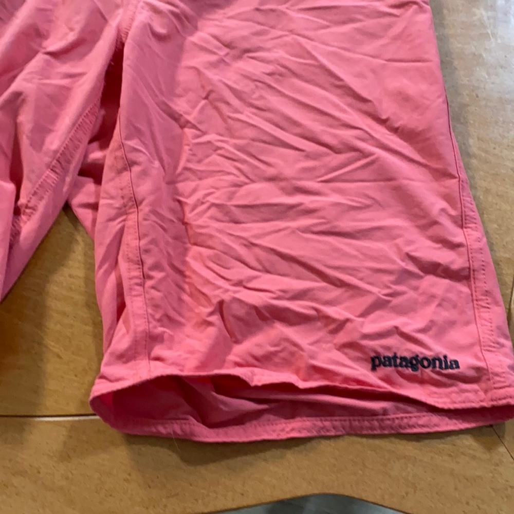 Patagonia Salmon Colored Swim Trunks Size 32